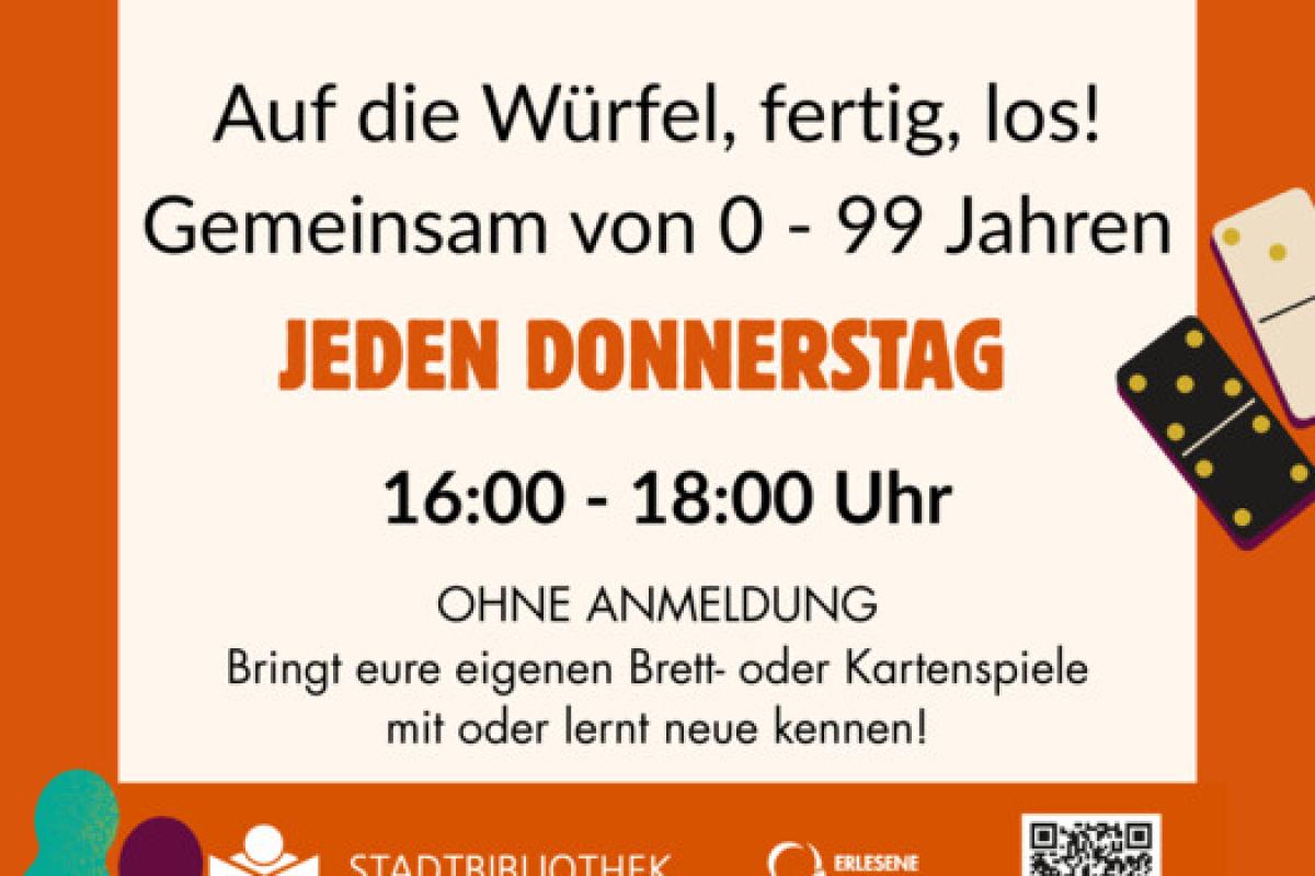 Bild zur Veranstaltung: Offener Spieletreff für Alt und Jung