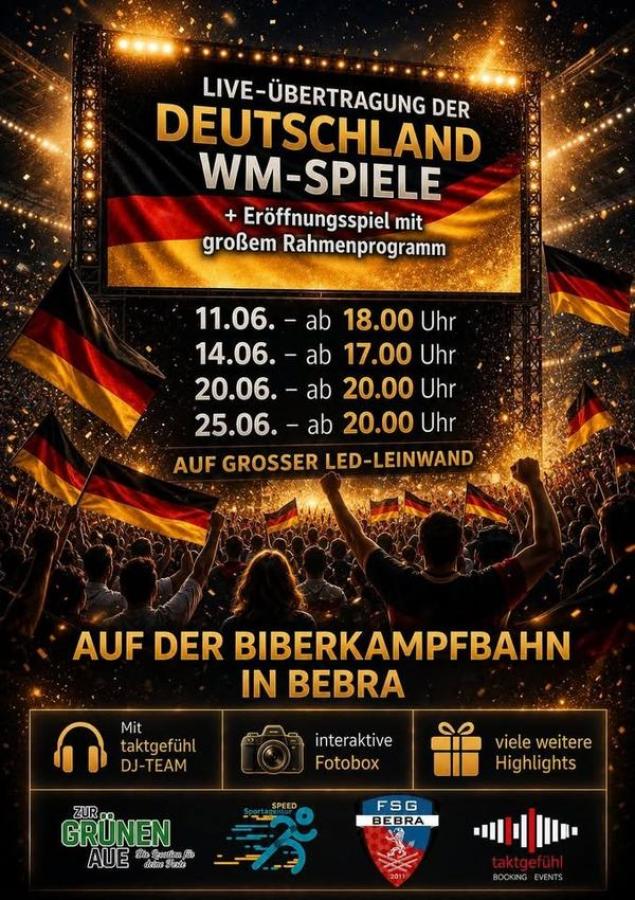 Bild zur Veranstaltung: Public Viewing auf der Biberkampfbahn