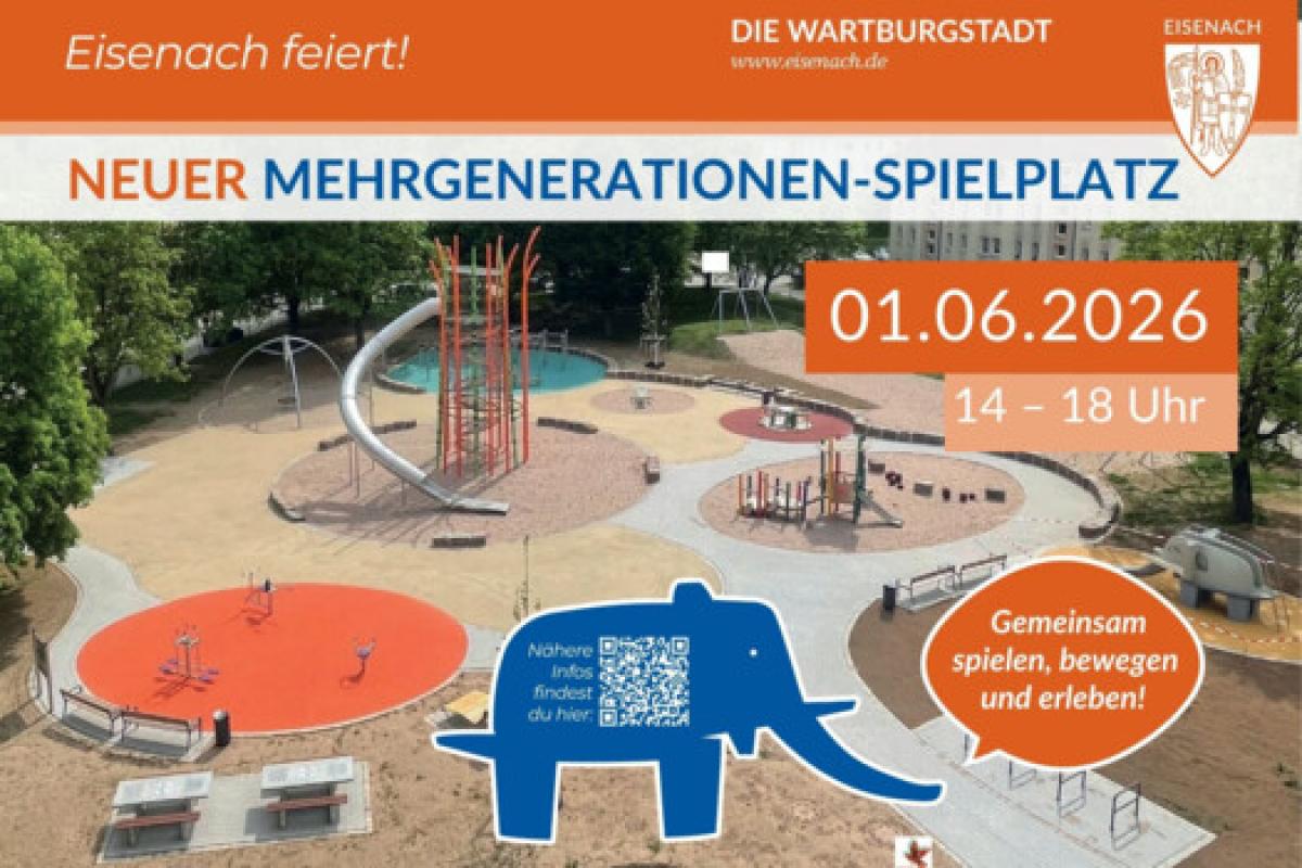 Bild zur Veranstaltung: Einweihung des Mehrgenerationenspielplatzes